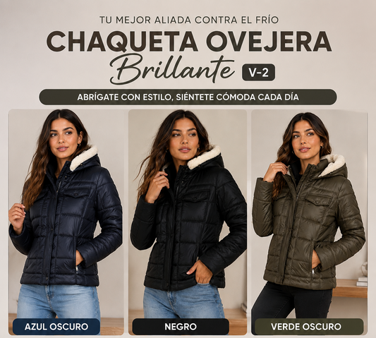 Chaqueta ovejera brillante    V-2